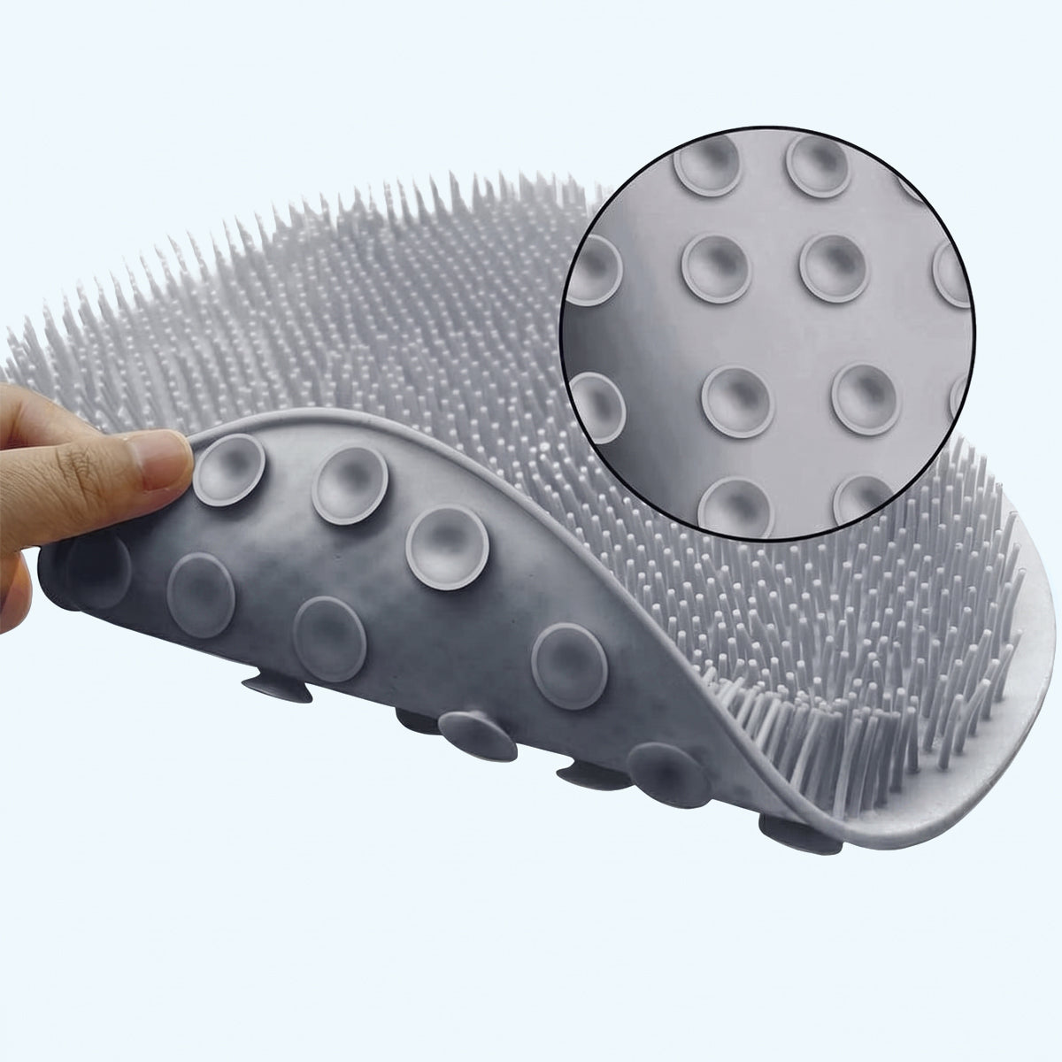 Non-Slip Shower Foot & Back Scrubber Massage Pad