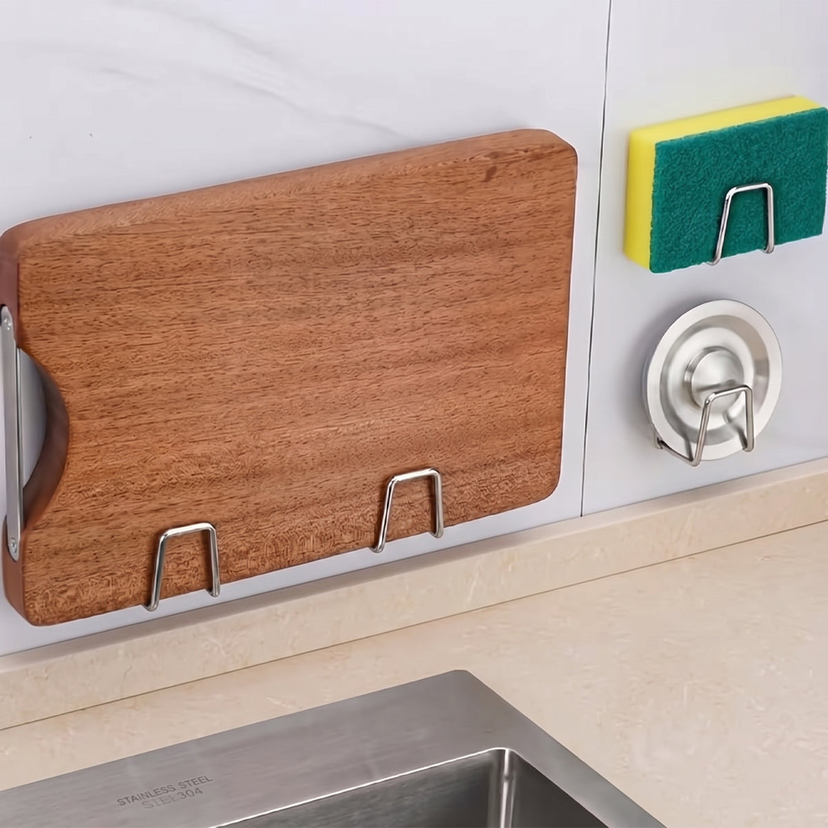 Stainless Steel Sponge Holder Sink Caddy