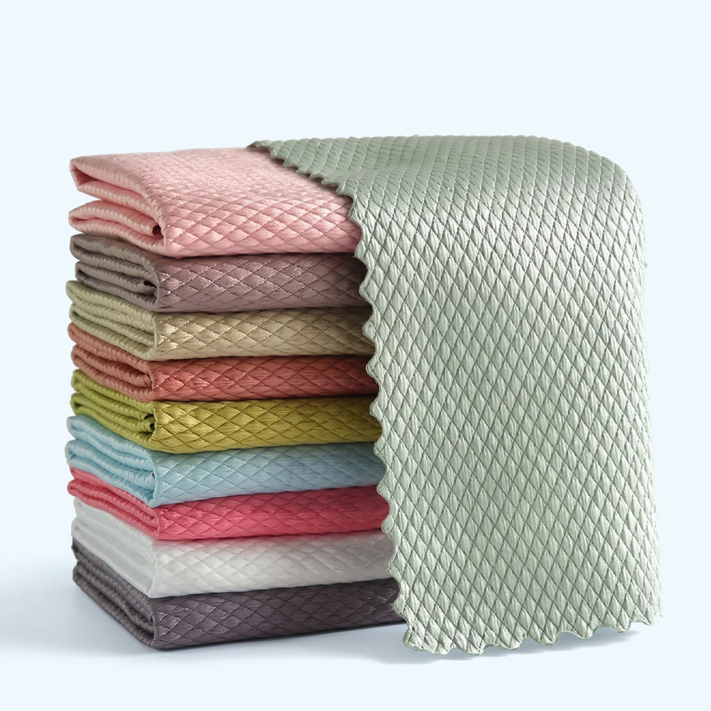 Microfiber Streak-Free Cleaning Cloths