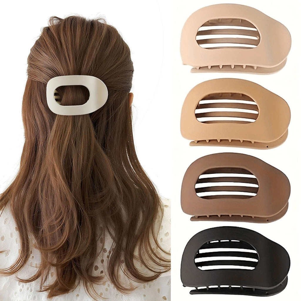 4 Pcs Flat Claw Hair Clips