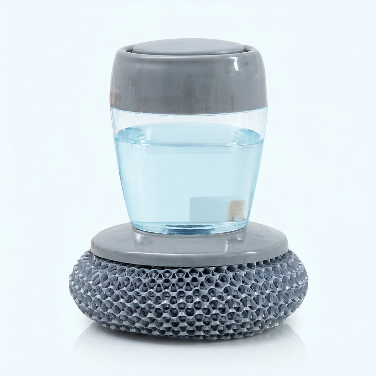 Soap Dispensing Steel Wool Dish Brush