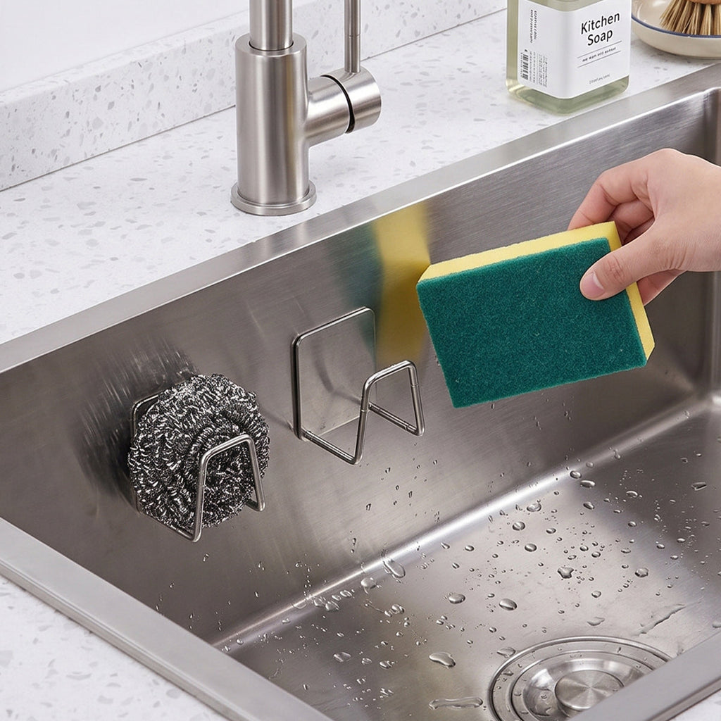 Stainless Steel Sponge Holder Sink Caddy