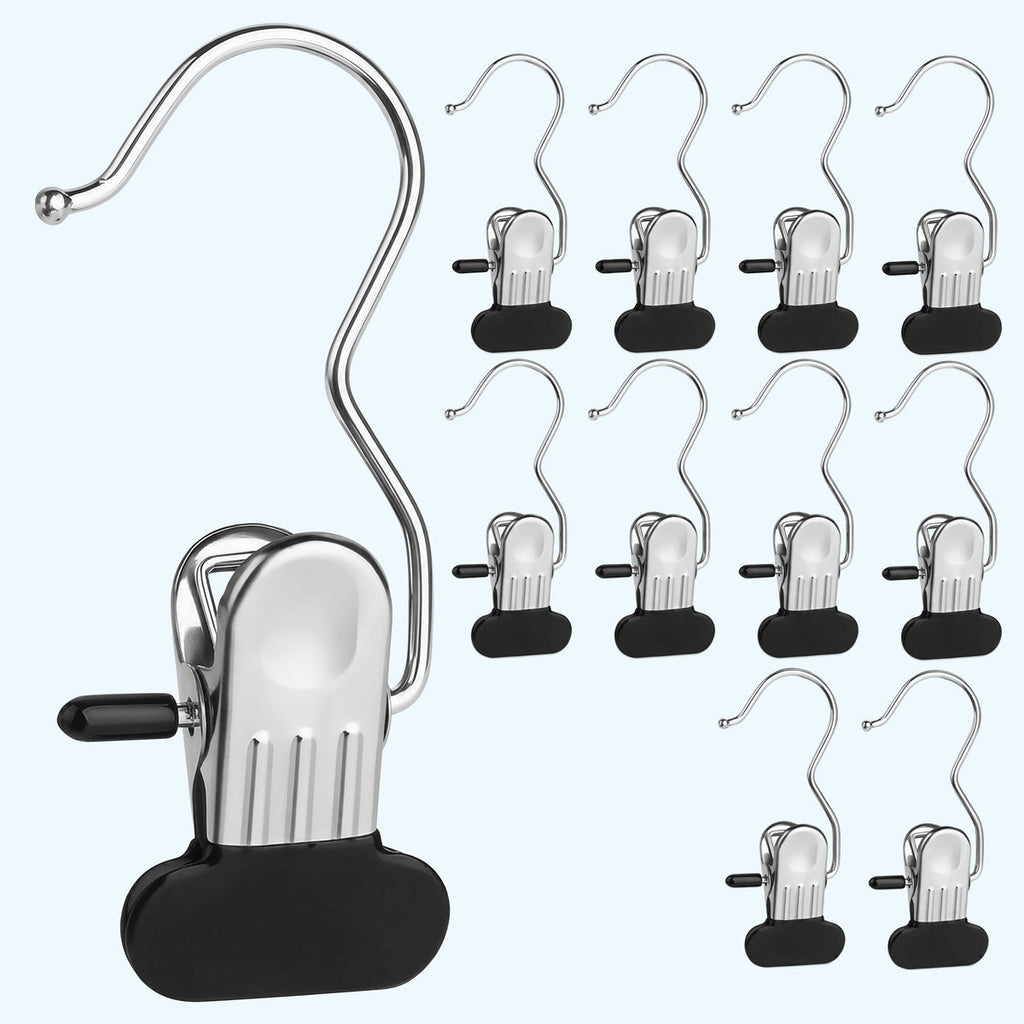 10 Pcs Laundry Hook Hanger Clips