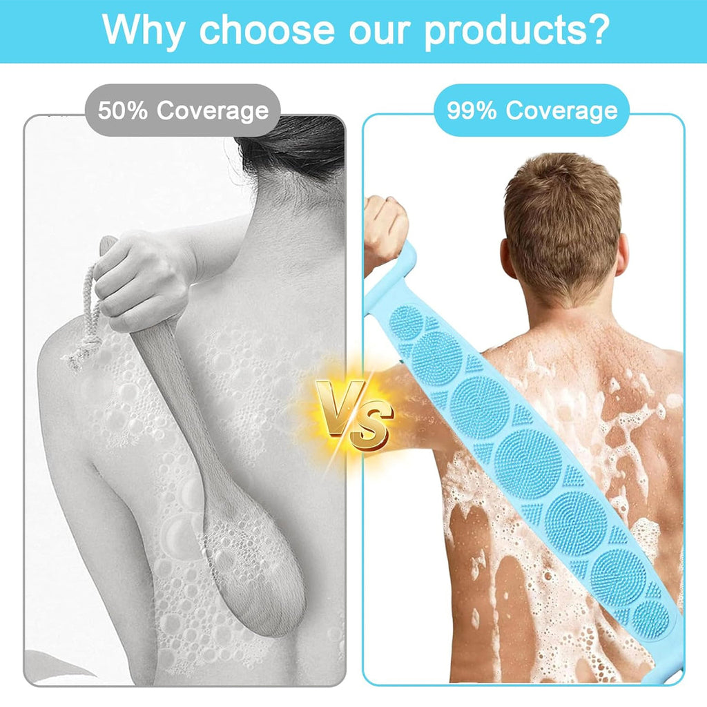 Silicone Back Scrubber for Shower