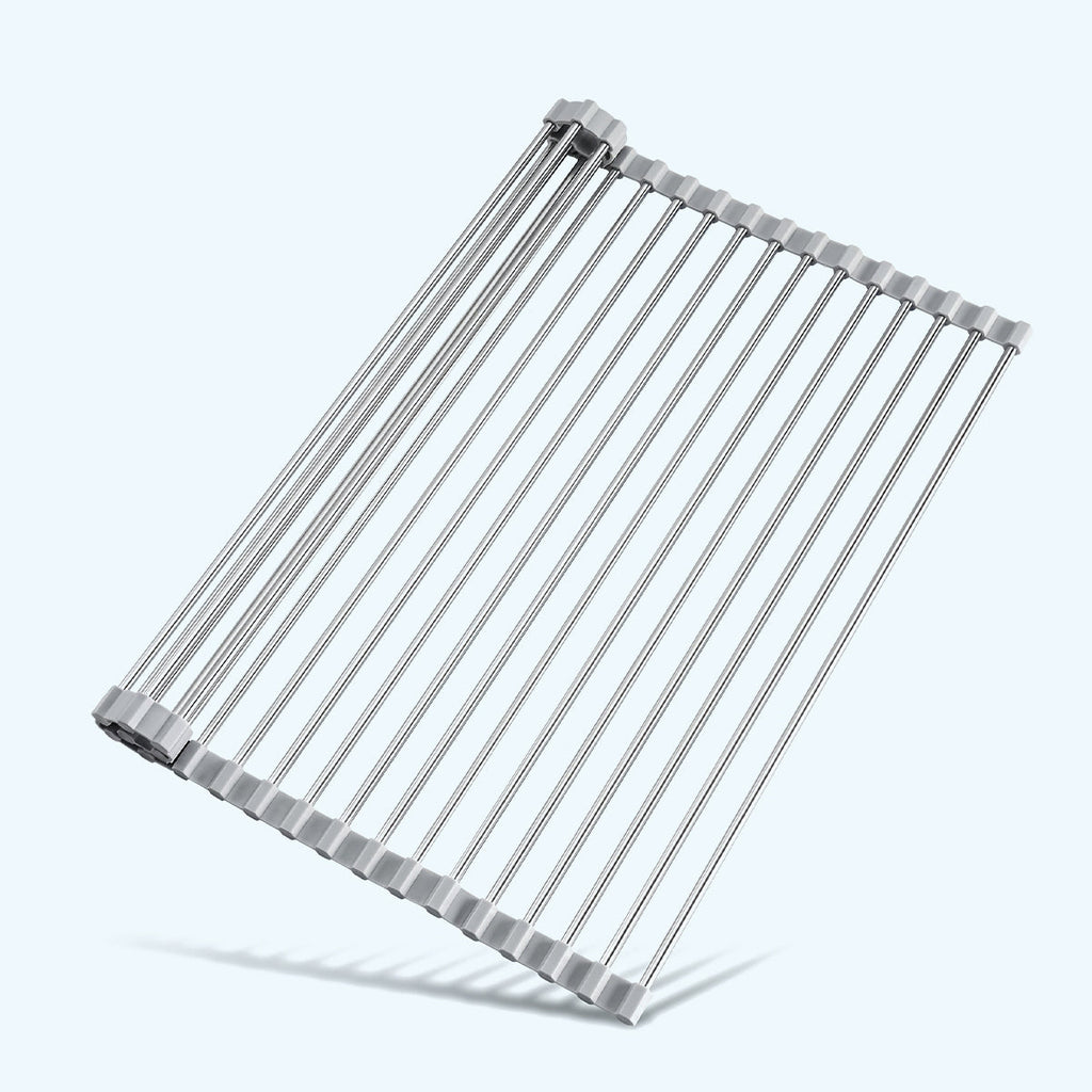 Roll Up Dish Drying Rack Over Sink