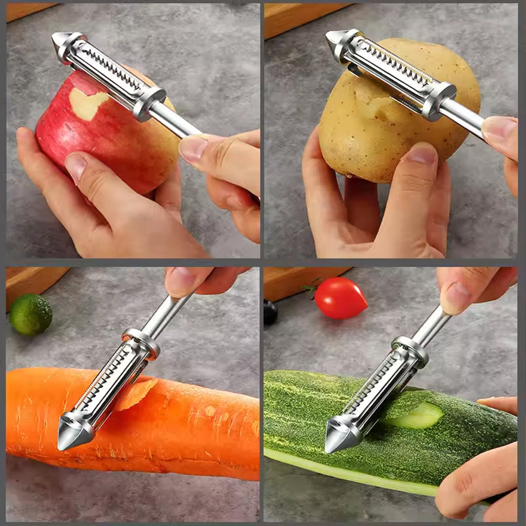 Stainless Steel Multifunction Vegetable Peeler