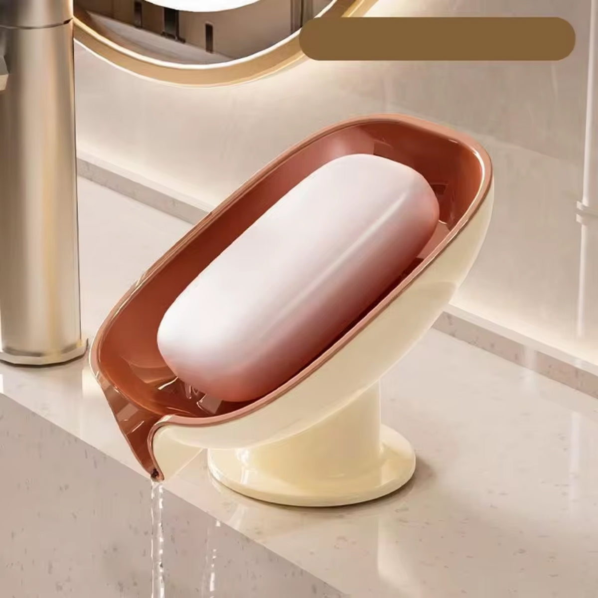 Drainage soap holder