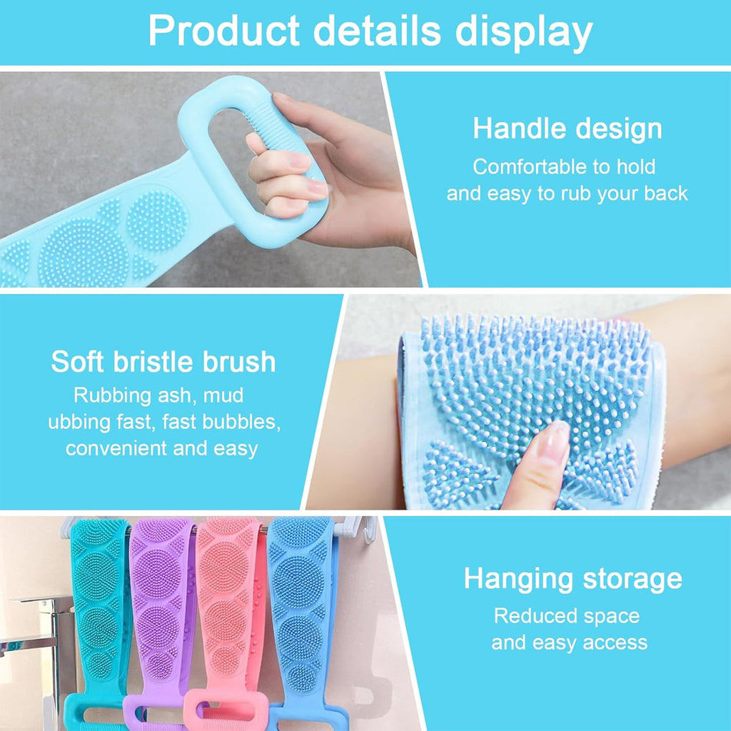 Silicone Back Scrubber for Shower