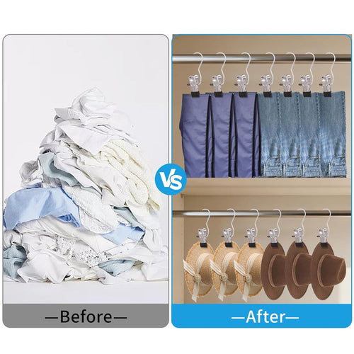 10 Pcs Laundry Hook Hanger Clips