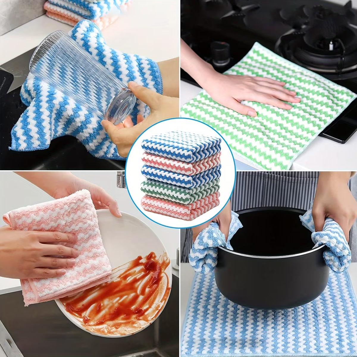 Super Soft Microfiber Cleaning Cloths