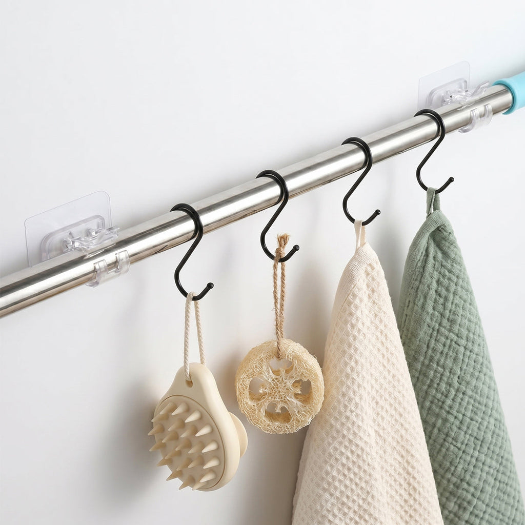 Curtain Rod Brackets with Clips