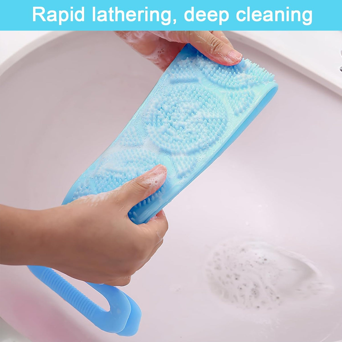 Silicone Back Scrubber for Shower