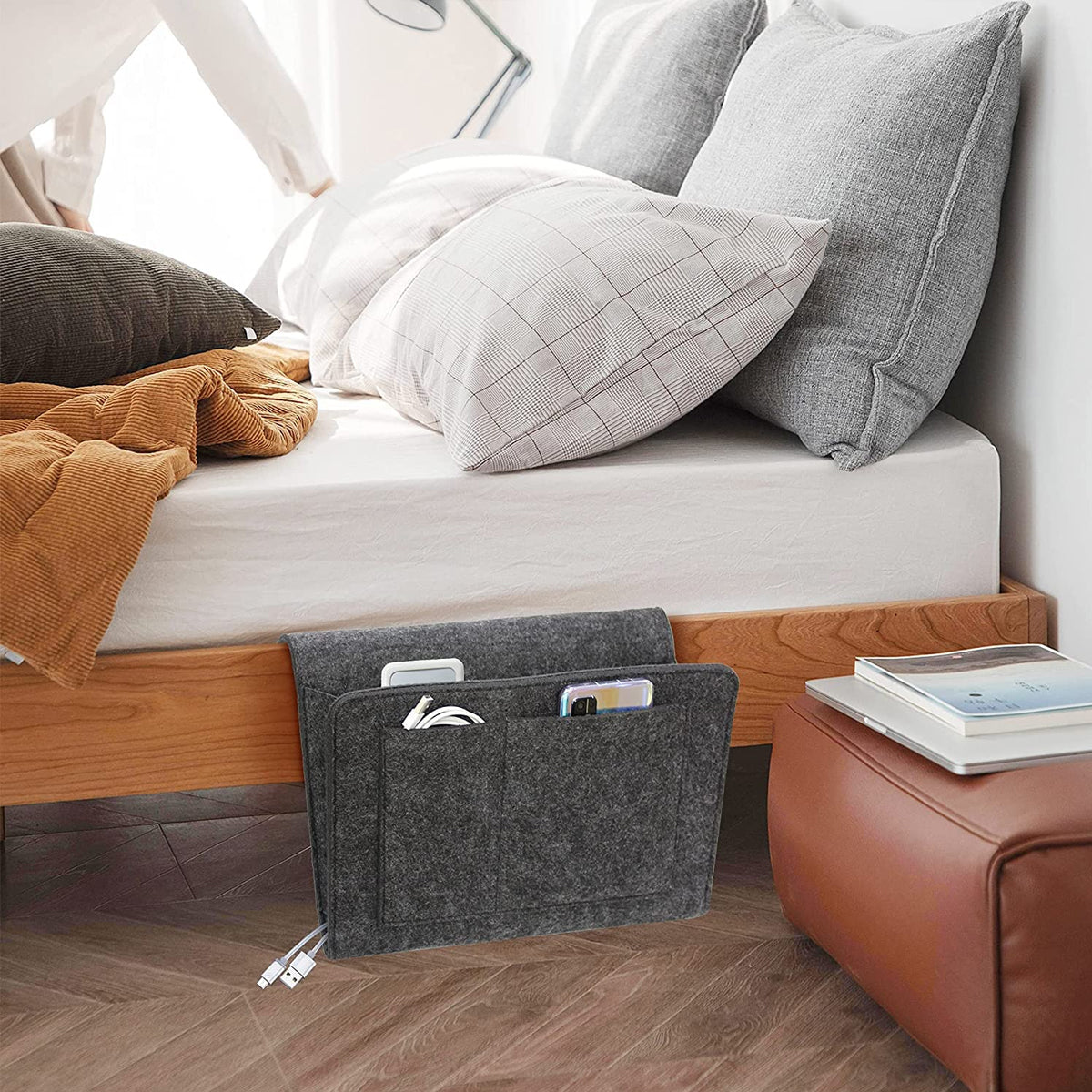 Storage Bag with Pockets Hanging Organizer