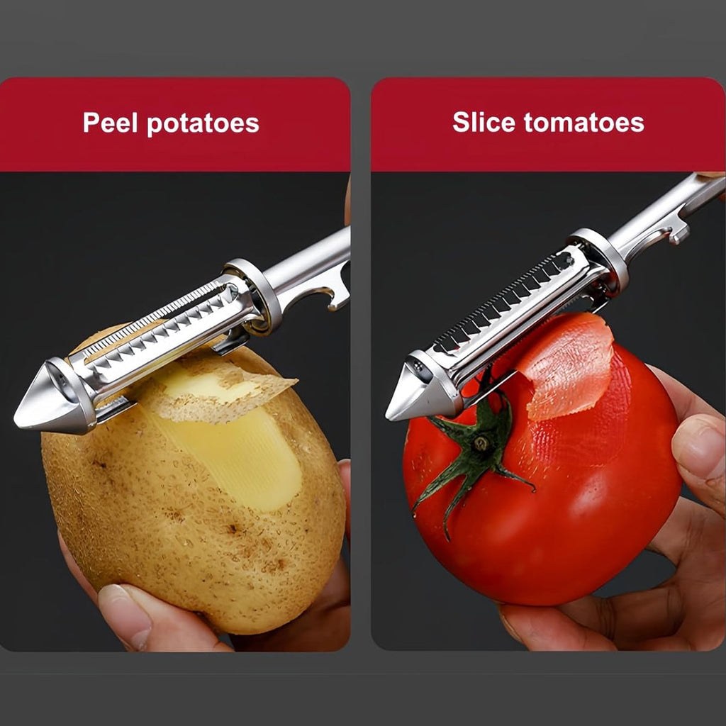 Stainless Steel Multifunction Vegetable Peeler