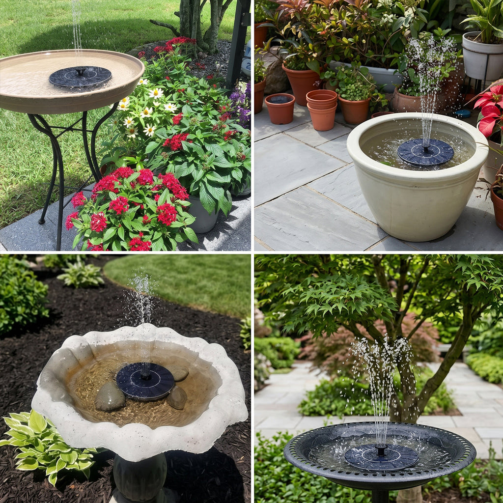 Solar Bird Bath Fountain Pump