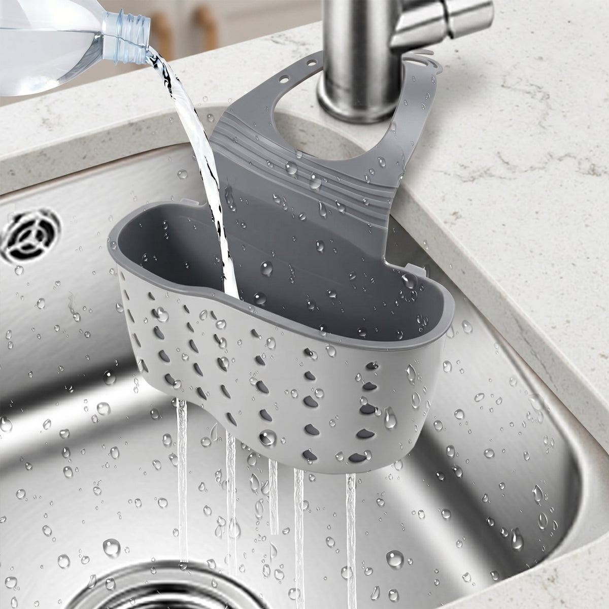 Kitchen Sink Caddy Sponge Holder