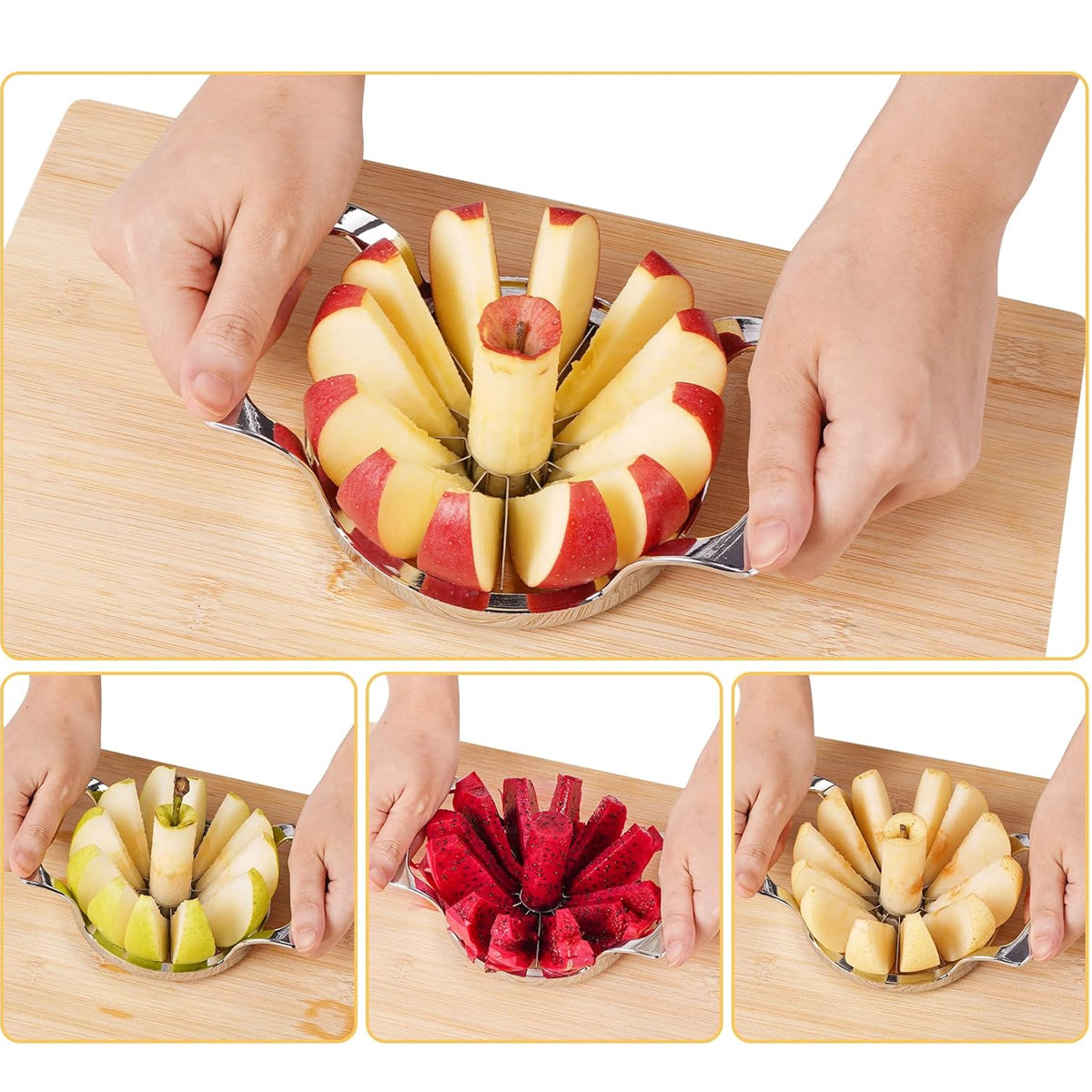 Stainless Steel Apple Corer and Slicer