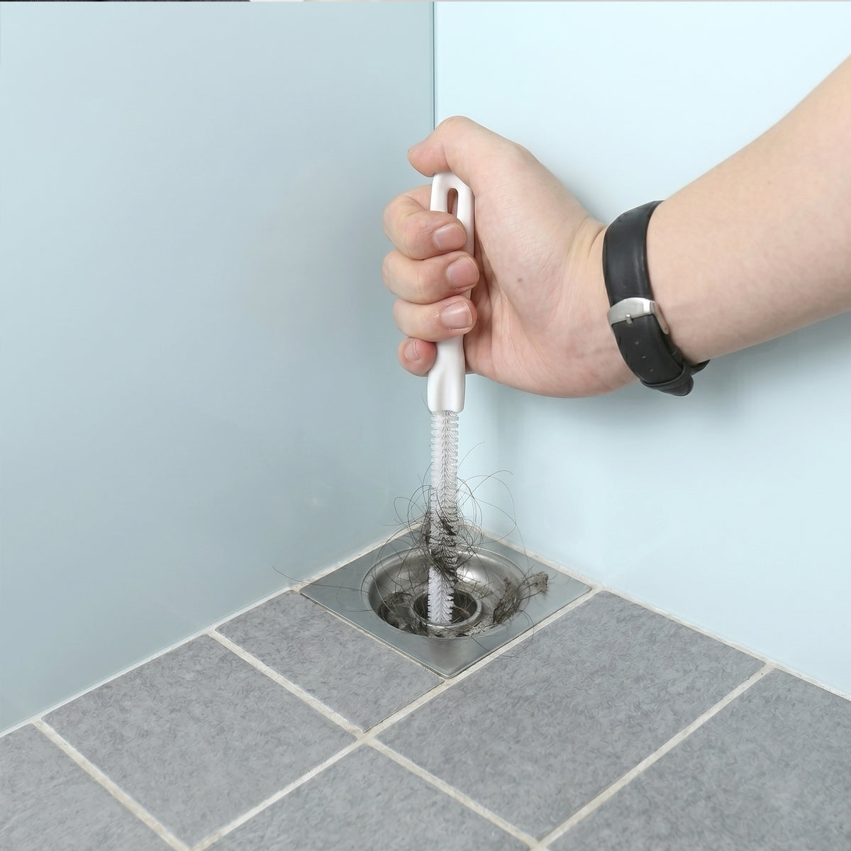 Flexible Drain Cleaning Brush & Hair Remover