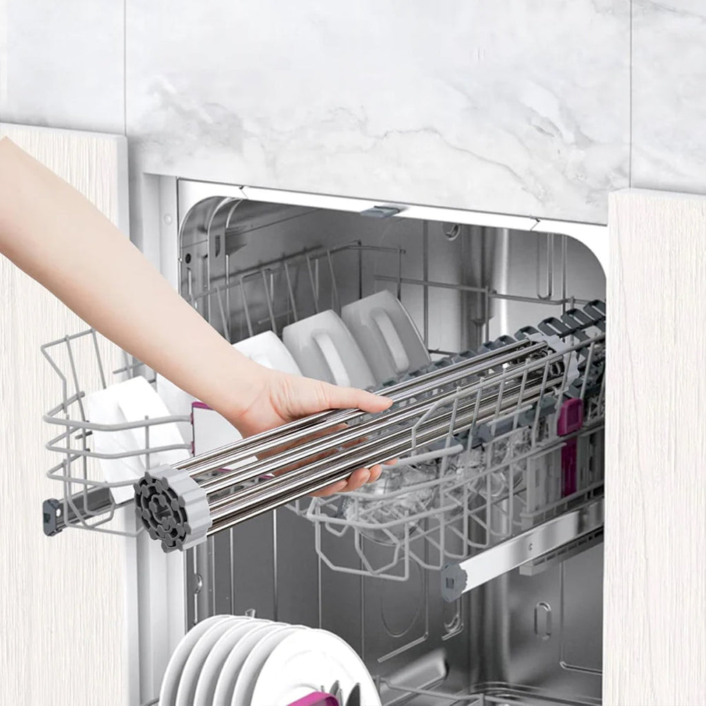 Roll Up Dish Drying Rack Over Sink