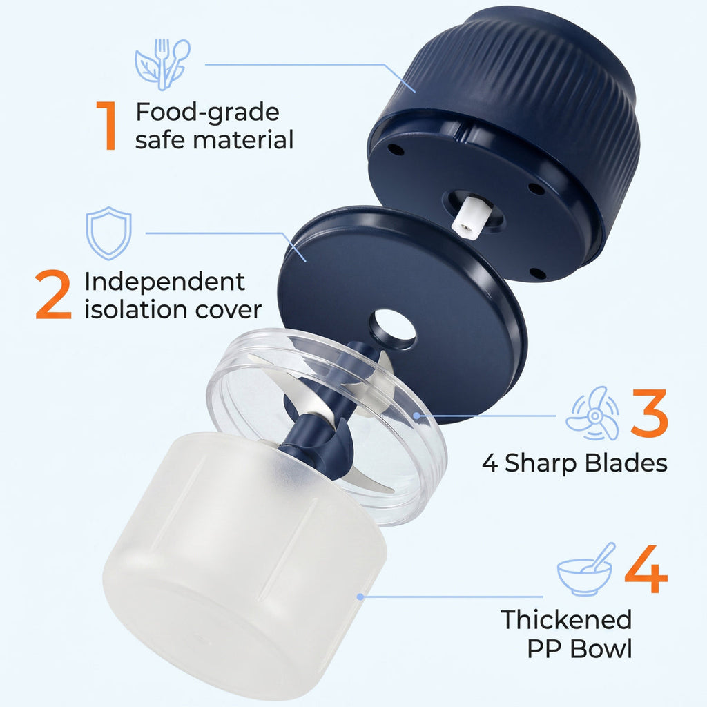 Portable Electric Garlic Chopper