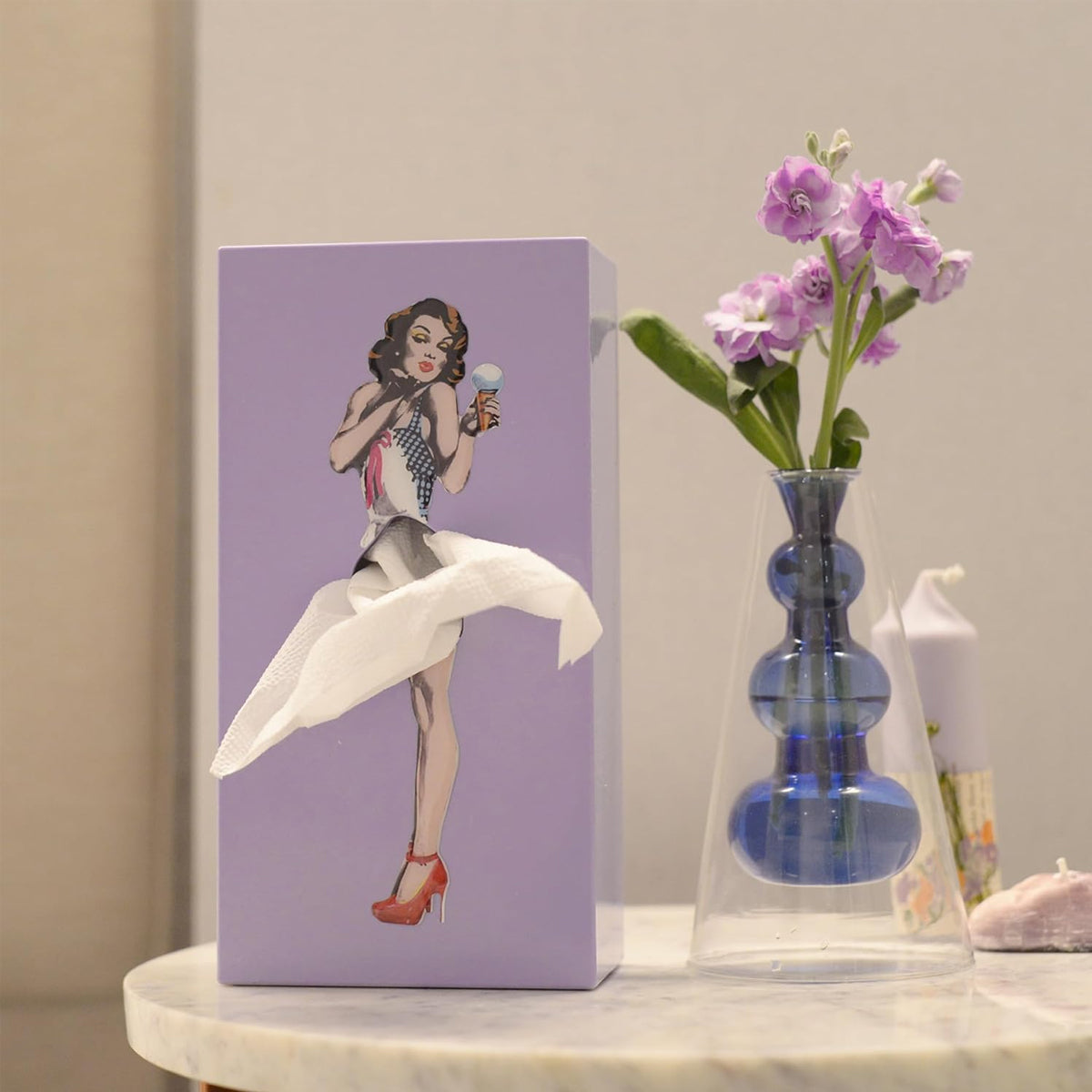Flying Skirt Tissue Box