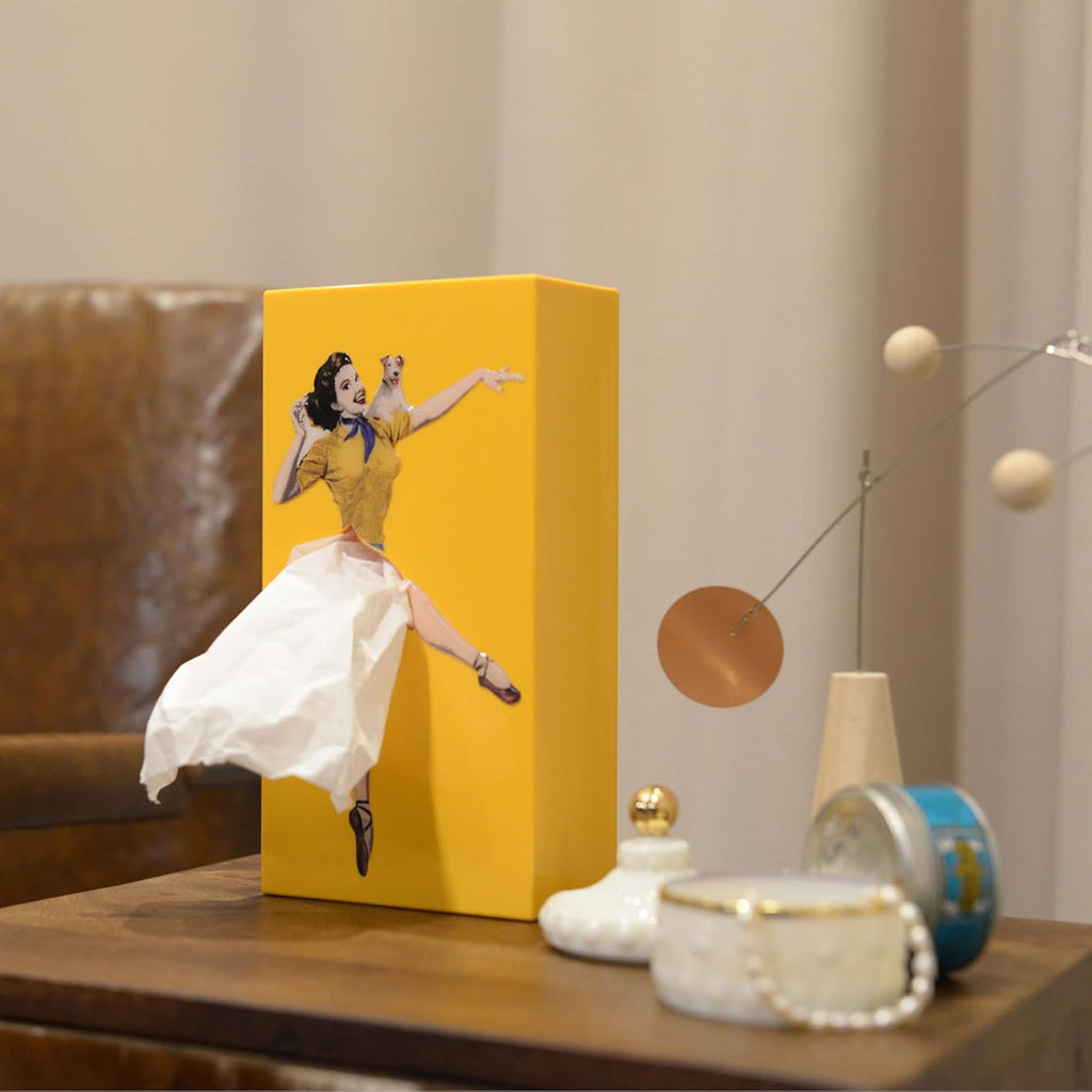 Flying Skirt Tissue Box