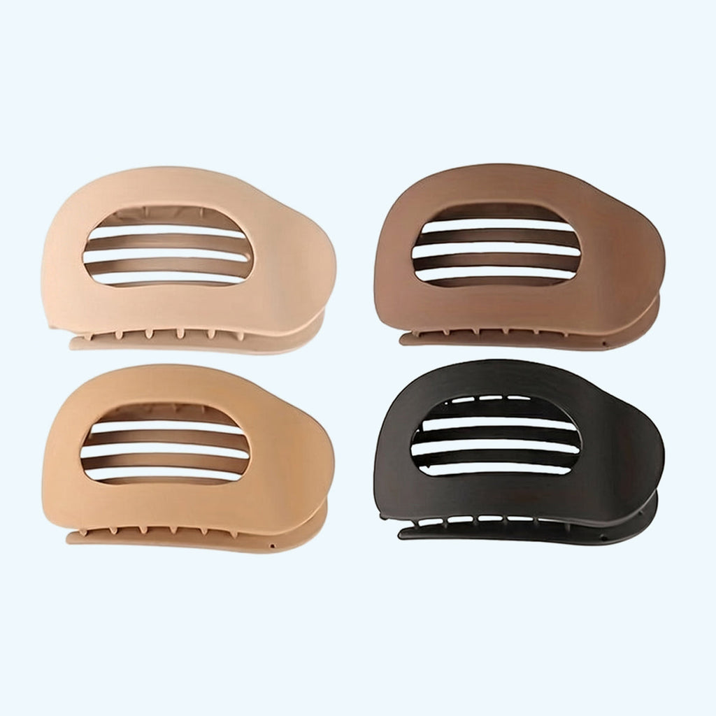 4 Pcs Flat Claw Hair Clips