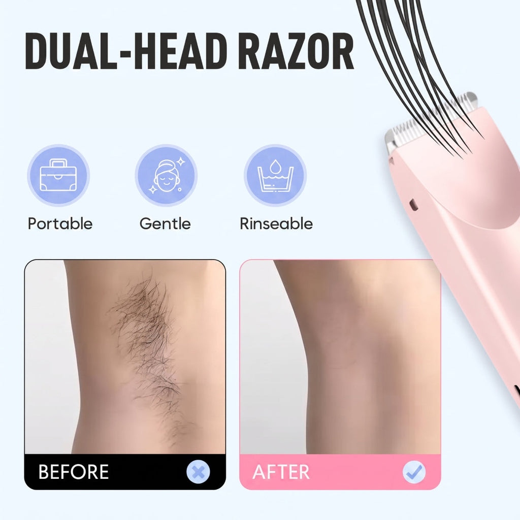 2-in-1 Electric Bikini Trimmer for Women