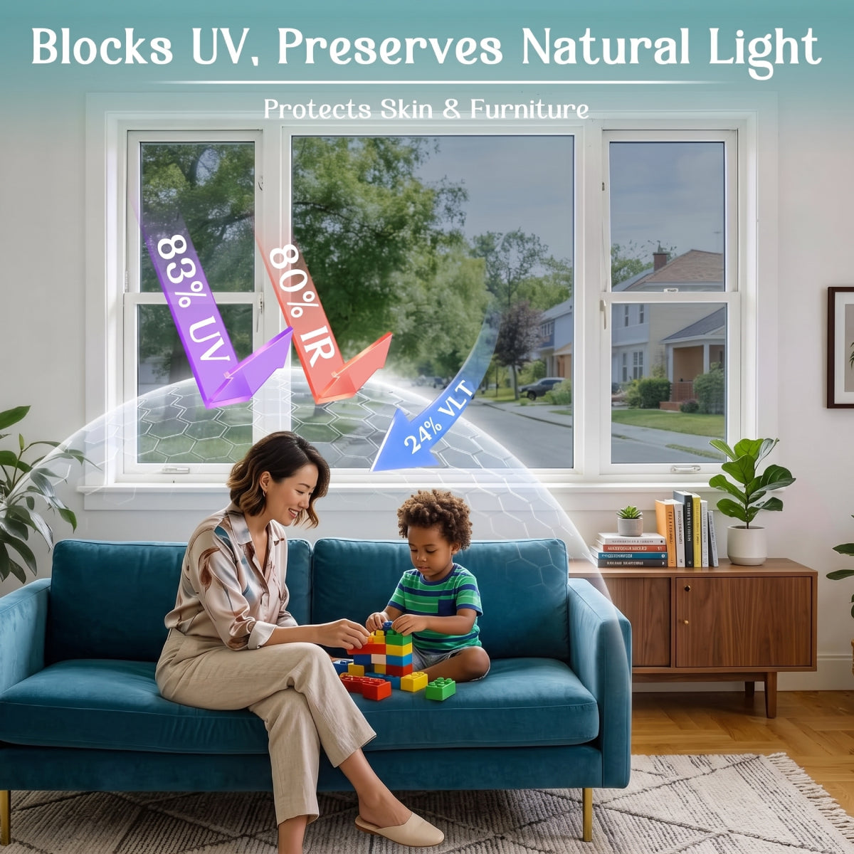 One-Way Window Privacy Film