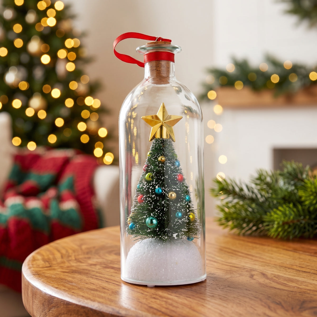 Recordable Christmas Glass Bottle