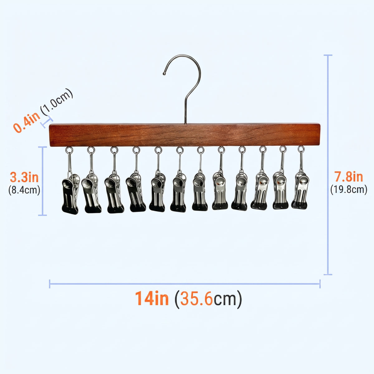 Multifunctional Wooden Hanger