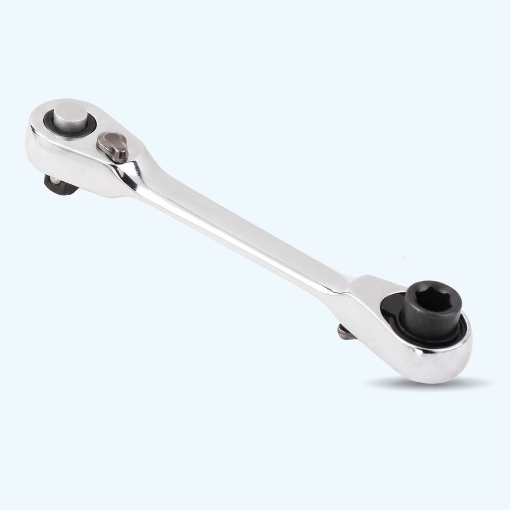 1/4-Inch Mini Dual-Head Ratchet Wrench