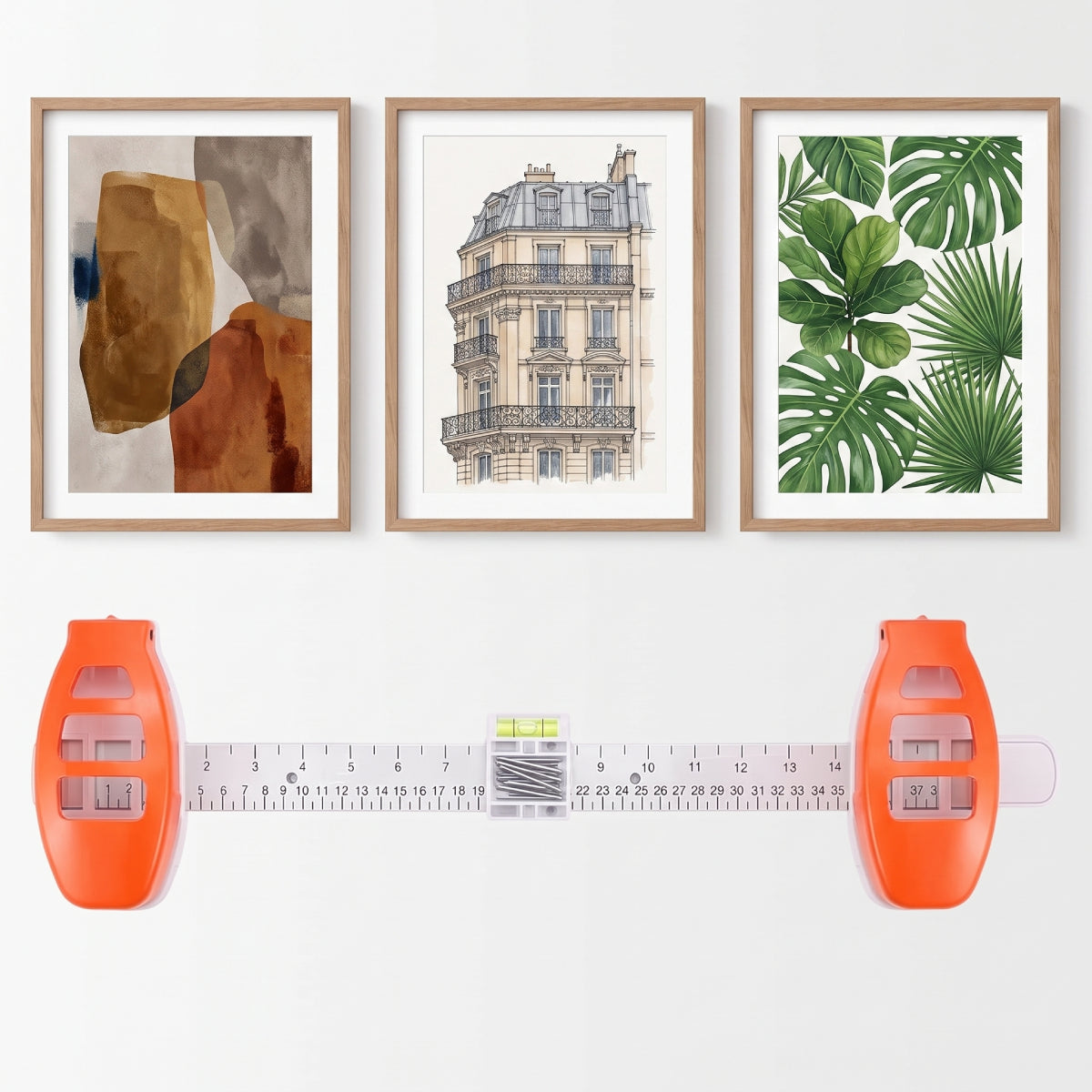 Picture Hanging Tool with Level & Ruler