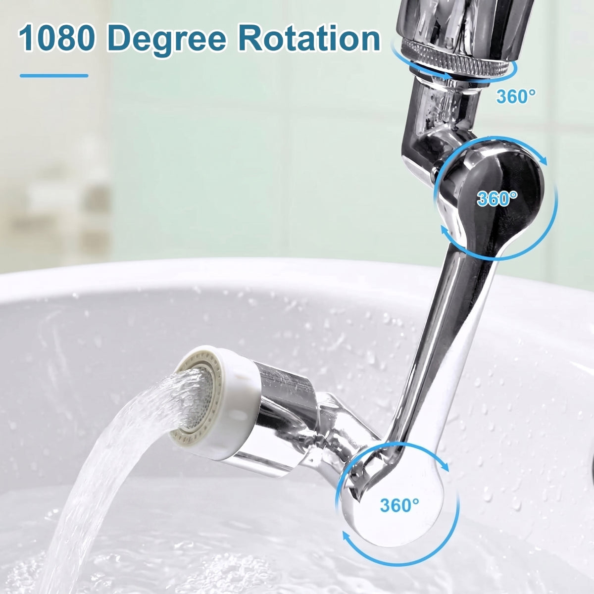 1080° Rotating Faucet Extender