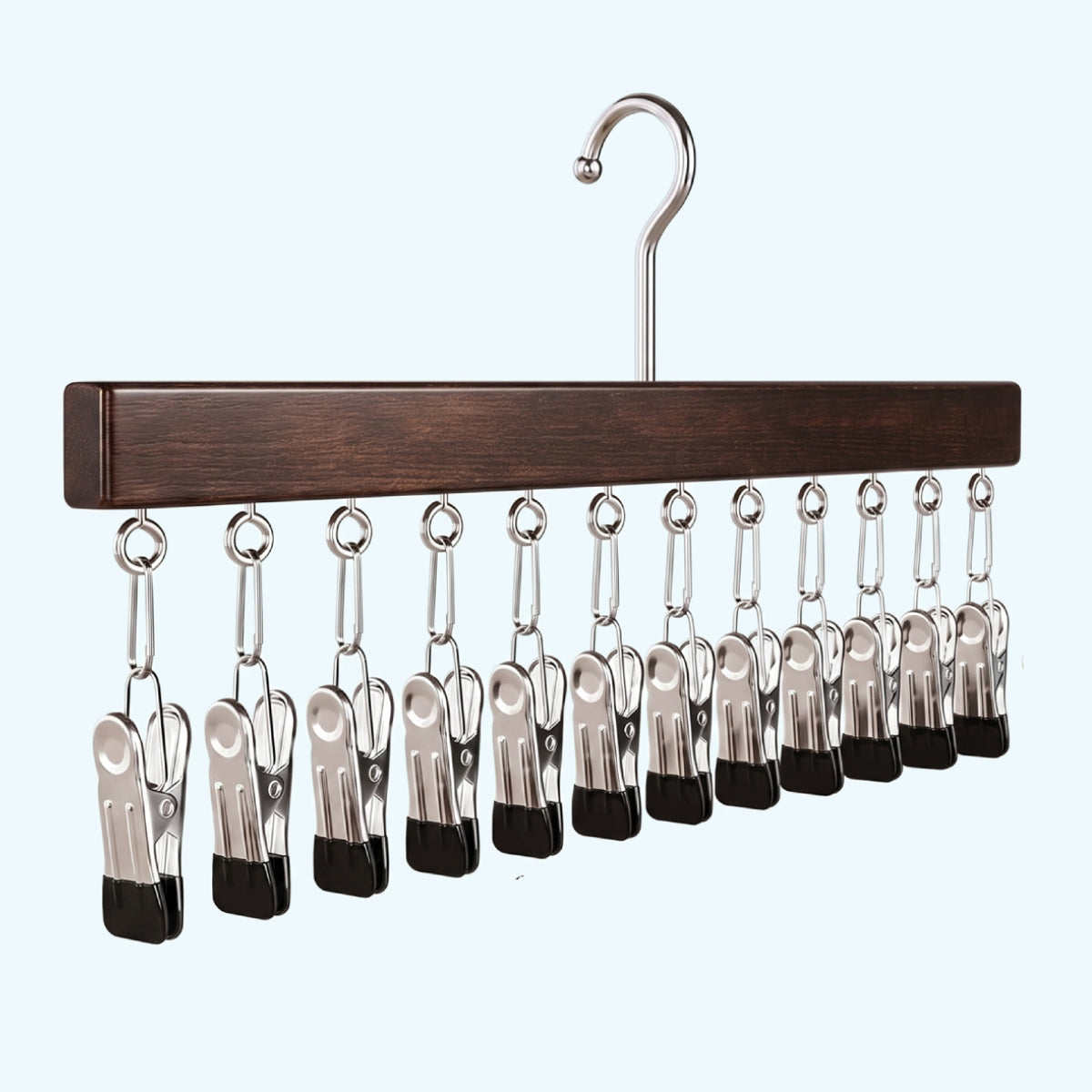 Multifunctional Wooden Hanger