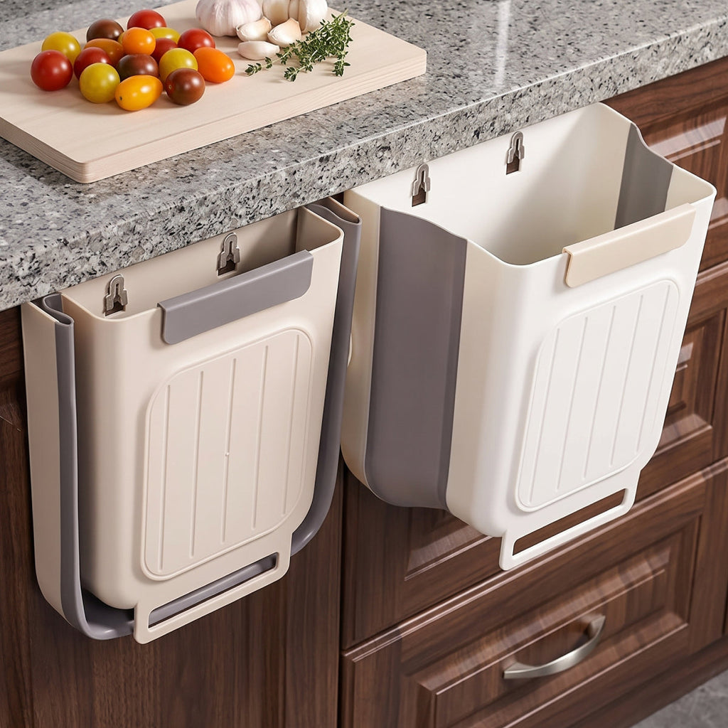 Collapsible Hanging Kitchen Trash Can