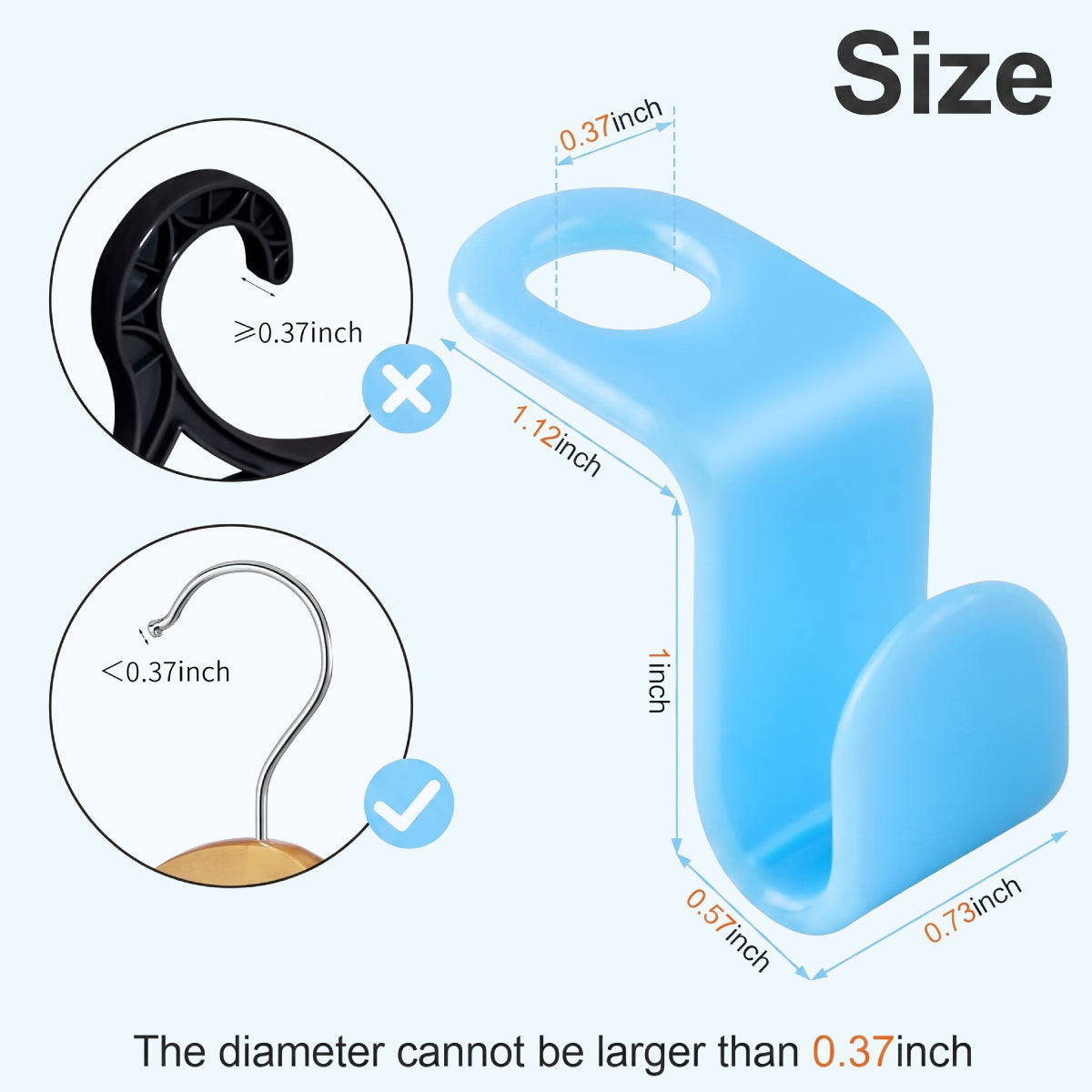 50PCS Hanger Connector Hooks