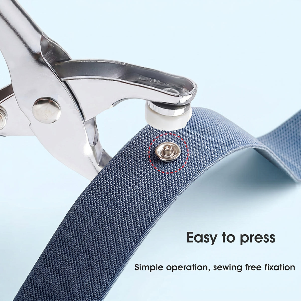 100-Set Metal Snap Button Kit