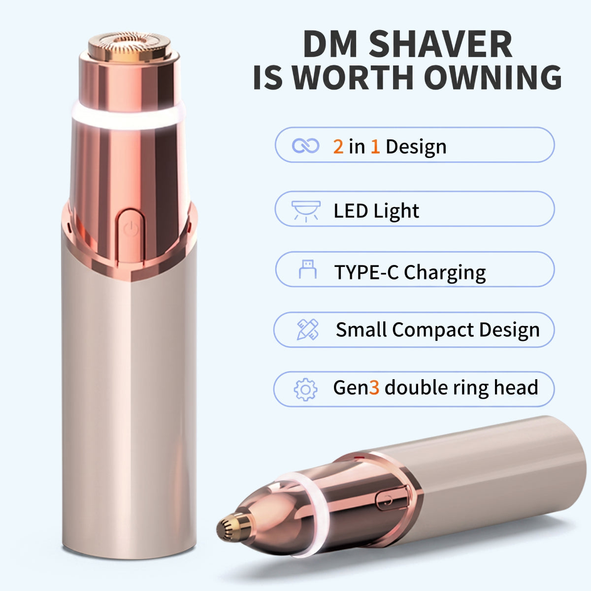 Electric Facial Hair Remover for Women