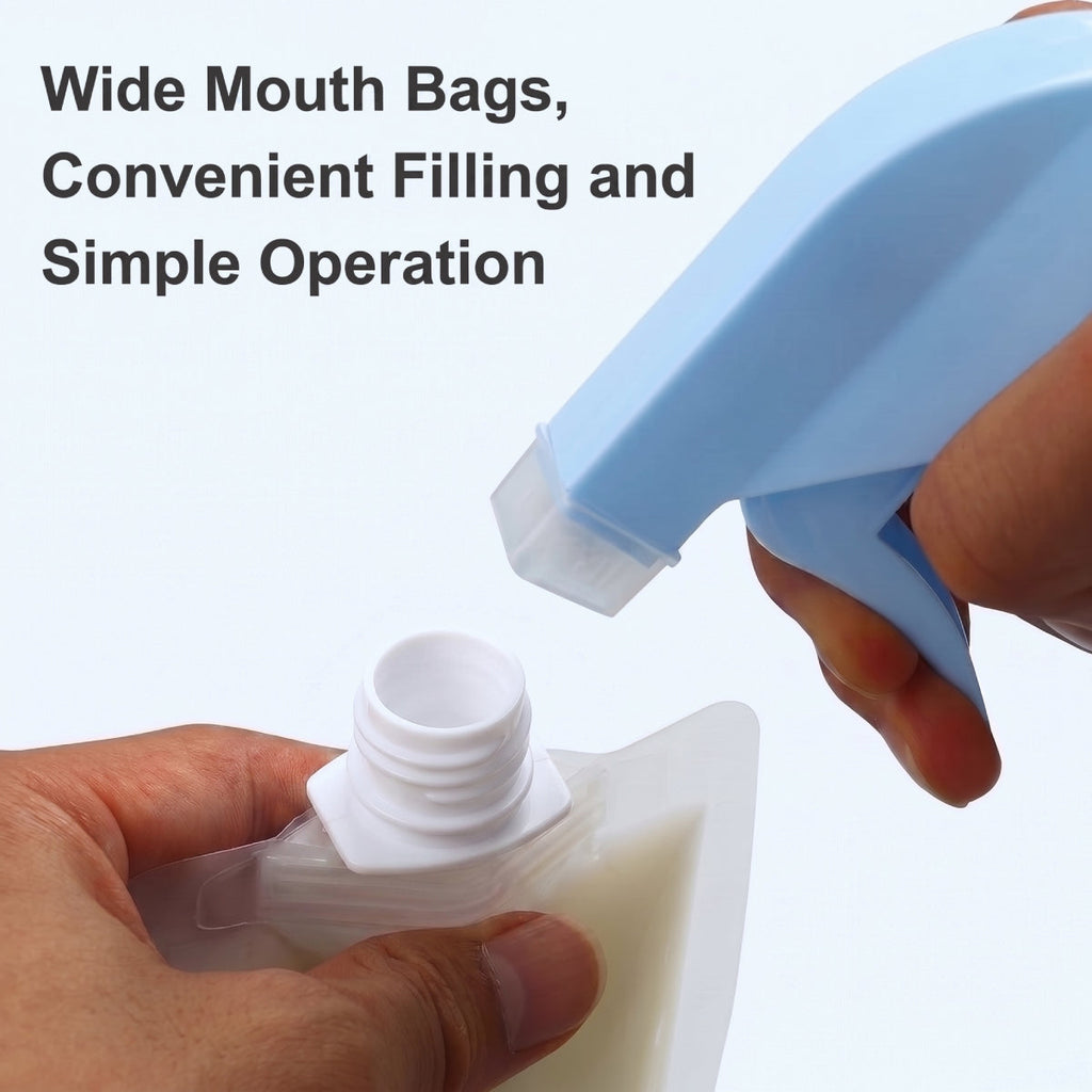 Leakproof Travel Squeeze Pouches Set