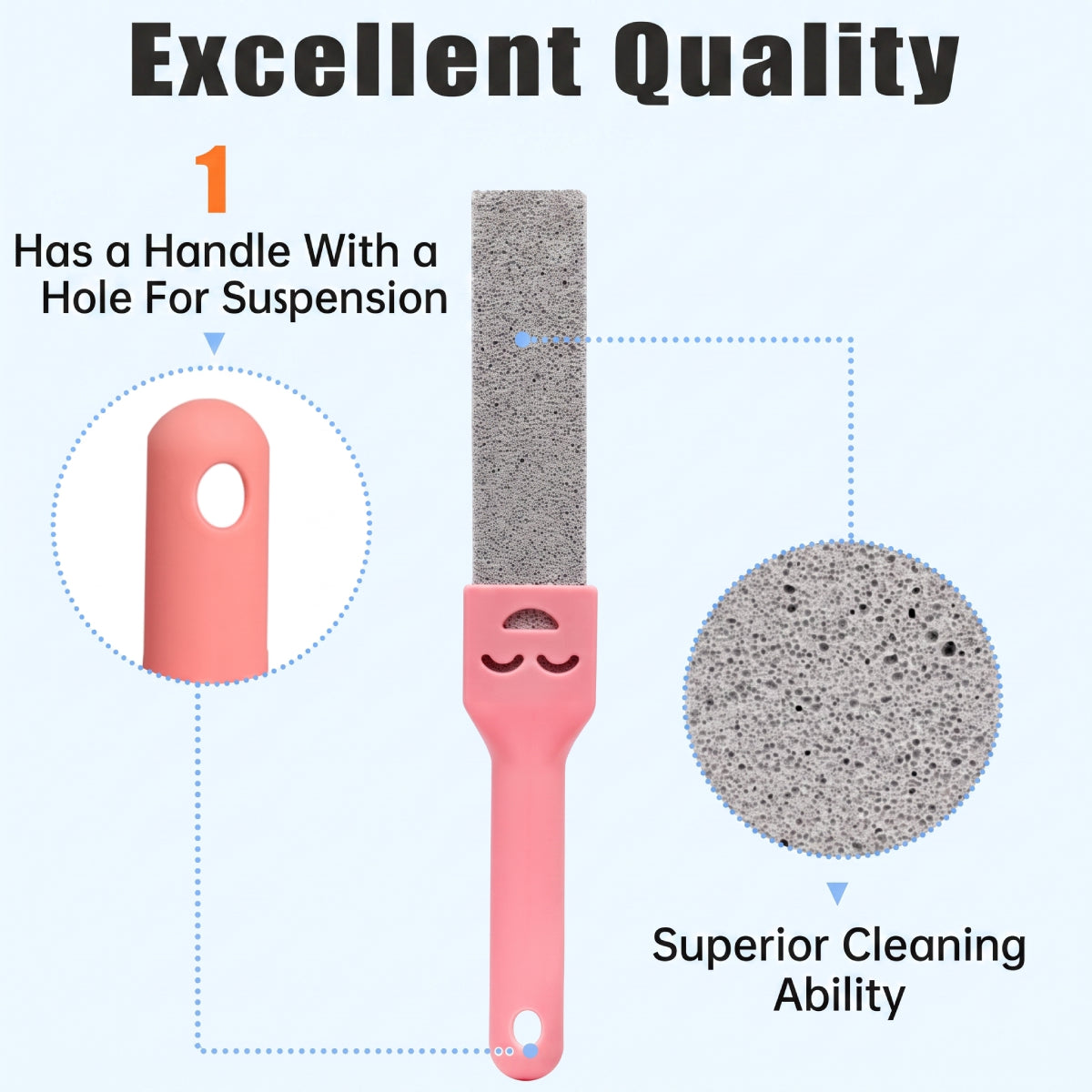 Pumice Stone Toilet Brush