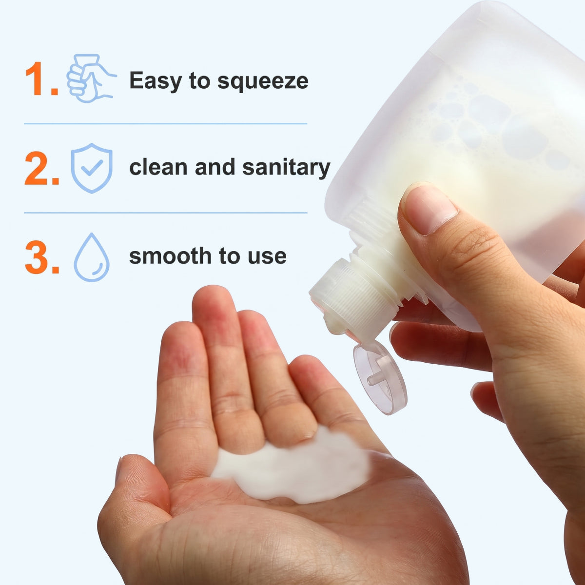Leakproof Travel Squeeze Pouches Set