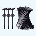 100PCS Universal Nylon Cable Tie Buckles