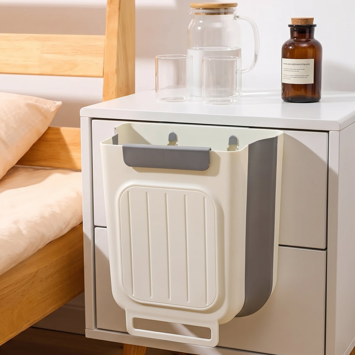 Collapsible Hanging Kitchen Trash Can