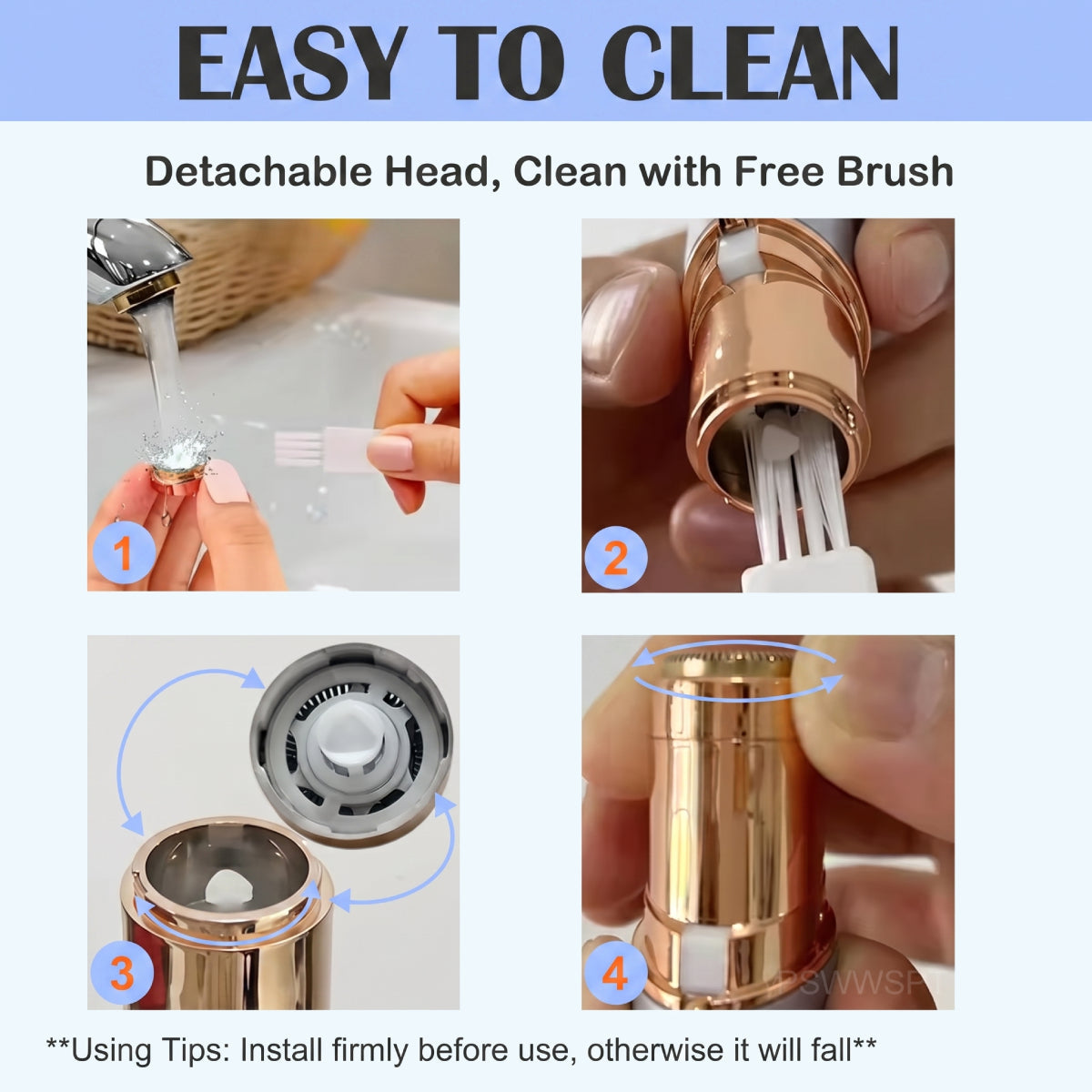 Electric Facial Hair Remover for Women