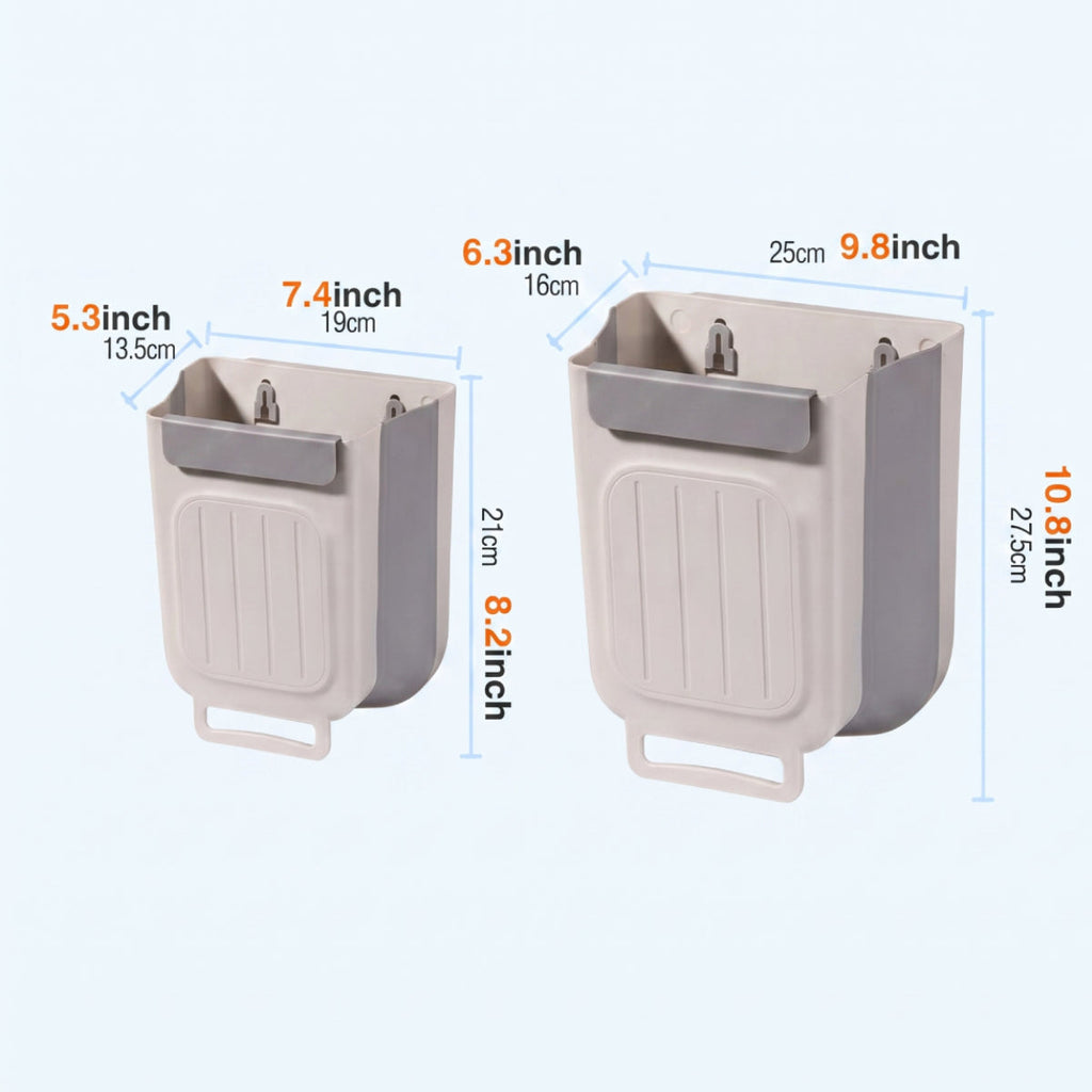 Collapsible Hanging Kitchen Trash Can