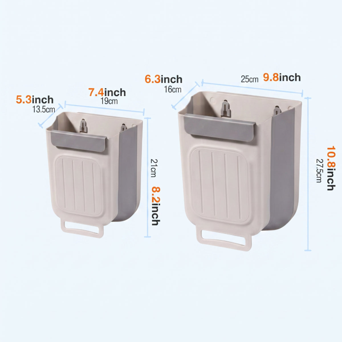 Collapsible Hanging Kitchen Trash Can