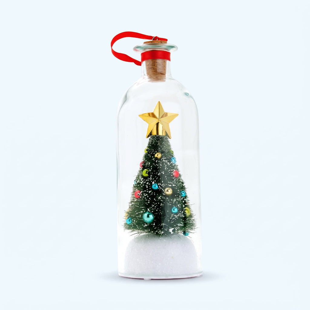 Recordable Christmas Glass Bottle