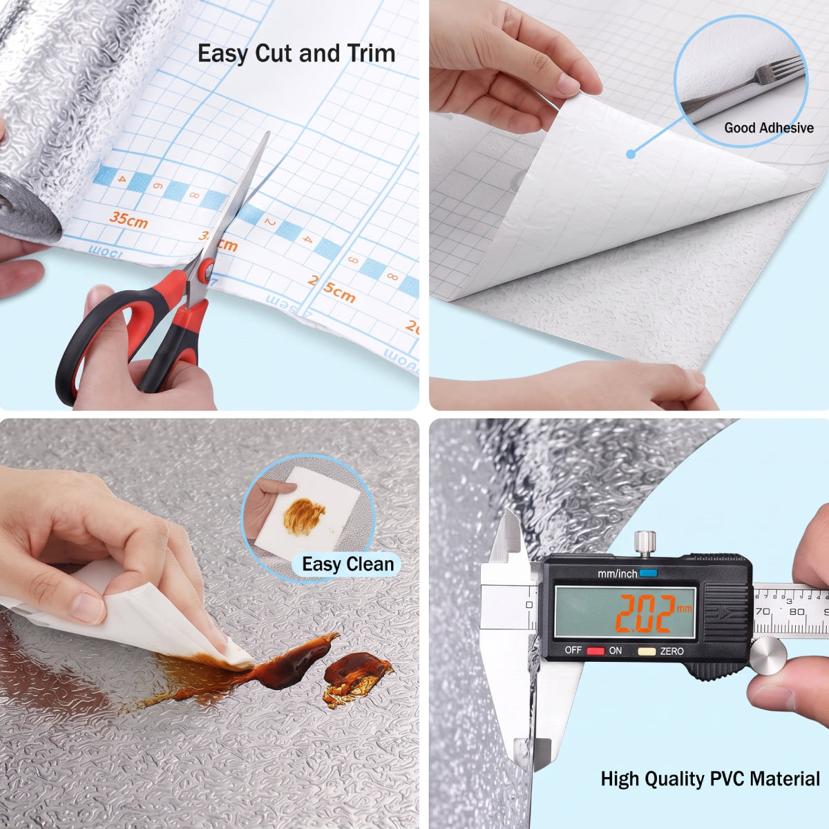Self-Adhesive Aluminum Foil Contact Paper