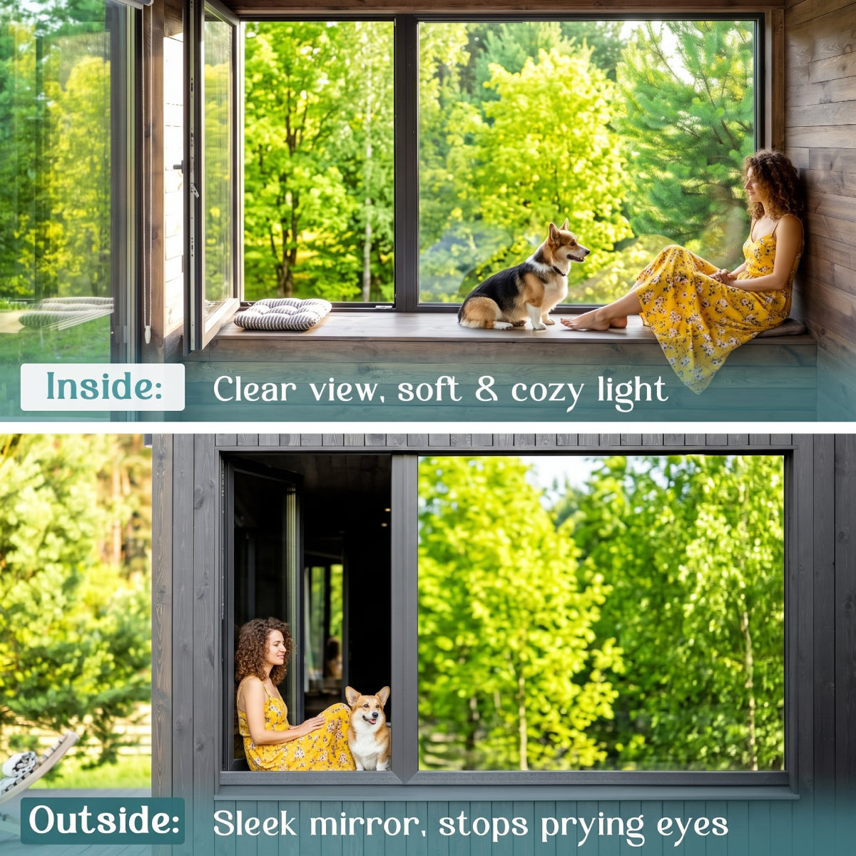 One-Way Window Privacy Film